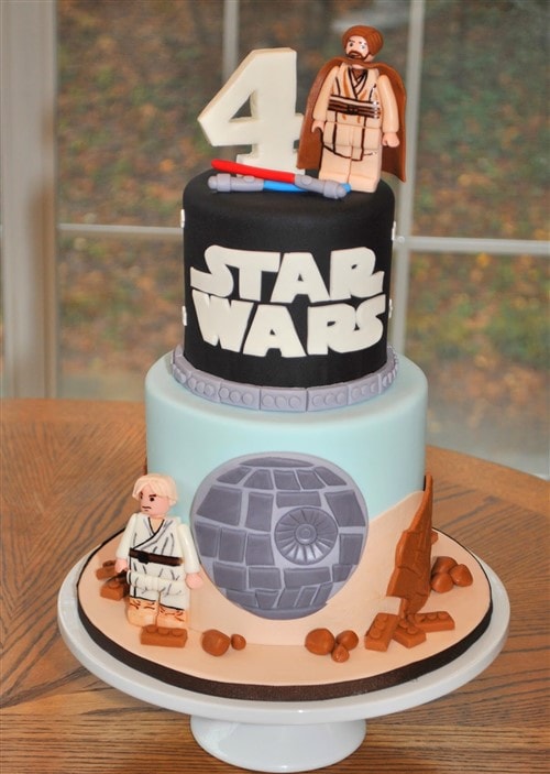 Boys Birthday Cakes - Star Wars Lego