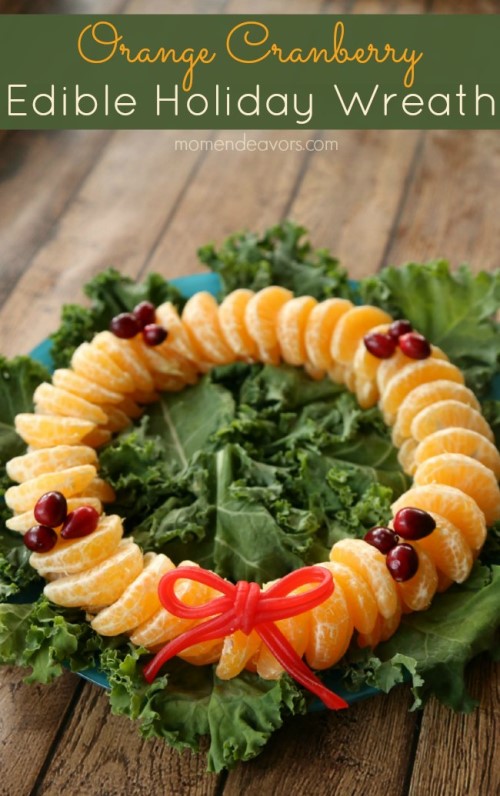 Christmas Breakfast Ideas - Fruit Wreath