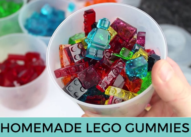 Coolest Birthday Cakes - Lego Gummies