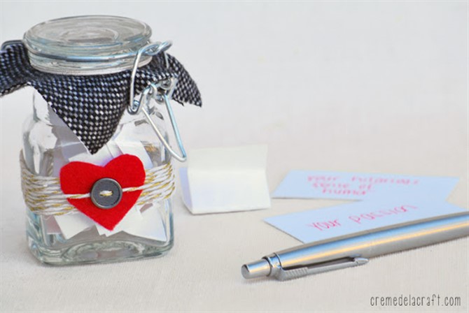 Cute Valentines Day Ideas - Love Jar