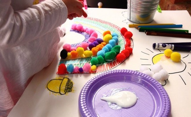 Easy Craft Ideas For Kids - Pom Pom