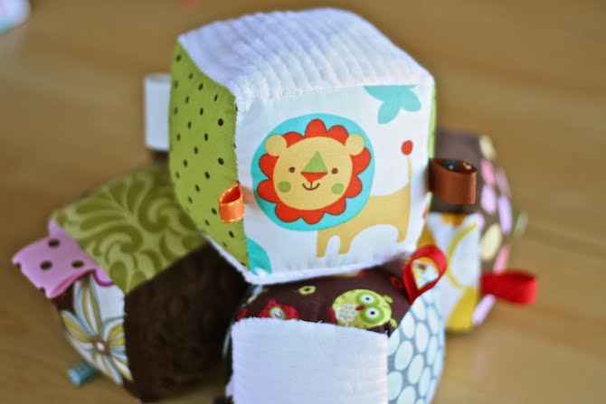 Homemade Gifts - Soft Blocks