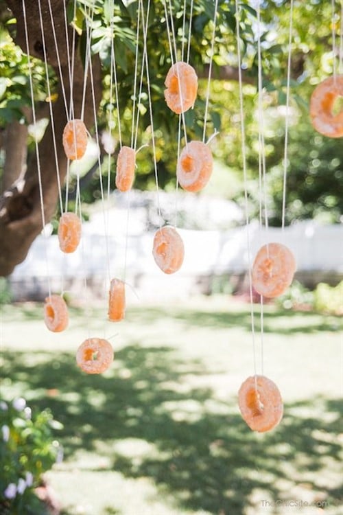 Kids Birthday Party Ideas - Bobbing For Donuts