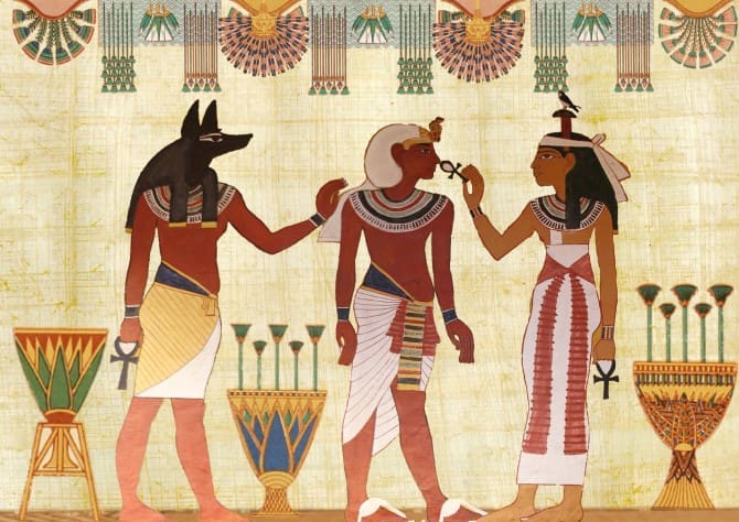 How to Choose Wall Art Colour Schemes - Egyptian
