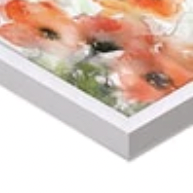 White Floating Frame