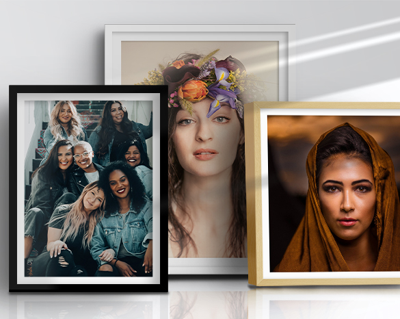 Get a photo top printed and framed
