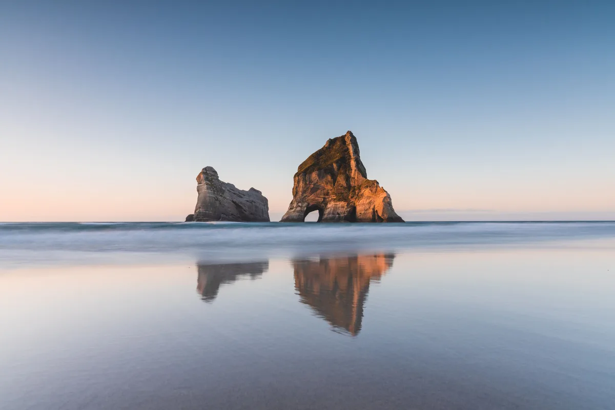 Wharariki Beach