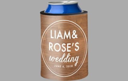 wedding stubby holder wedding stubby holder